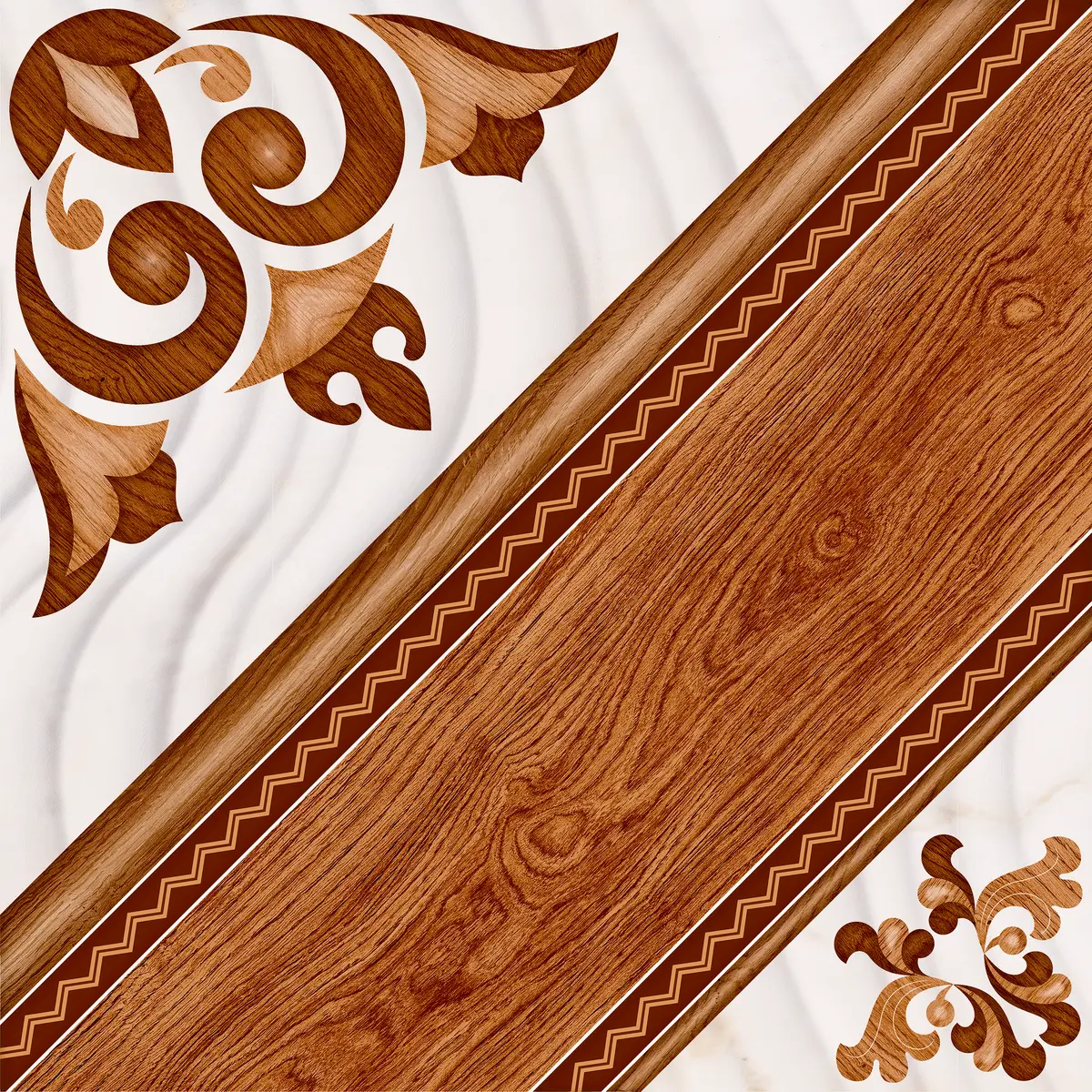Cerámica madera Agra Plus, colección Ecos 46x46 de Cerámicos Gala