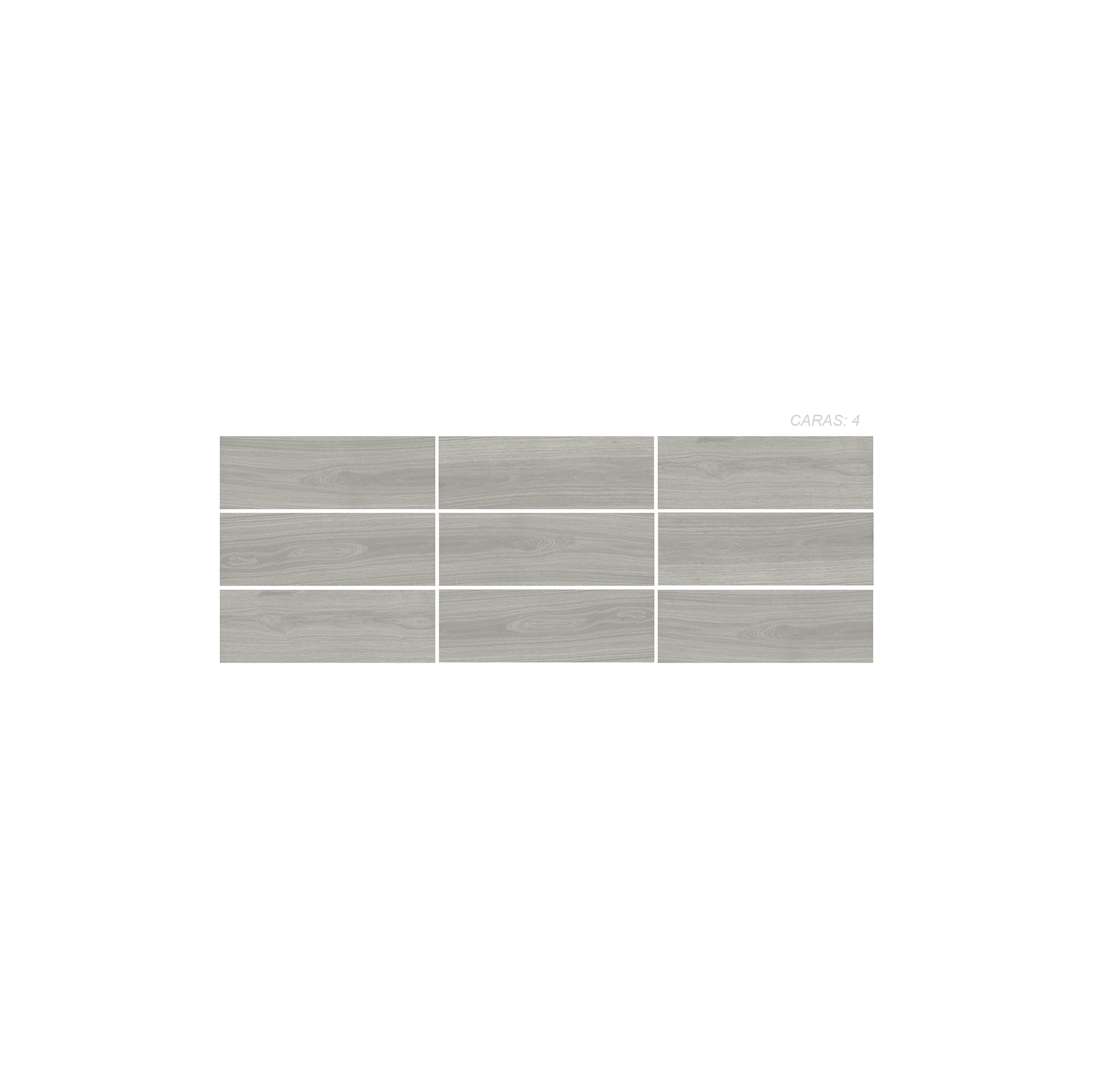 CERÁMICO MADERA LIGNUM GREIGE, estilo madera, 20x60, color gris, panel de 9 piezas juntas