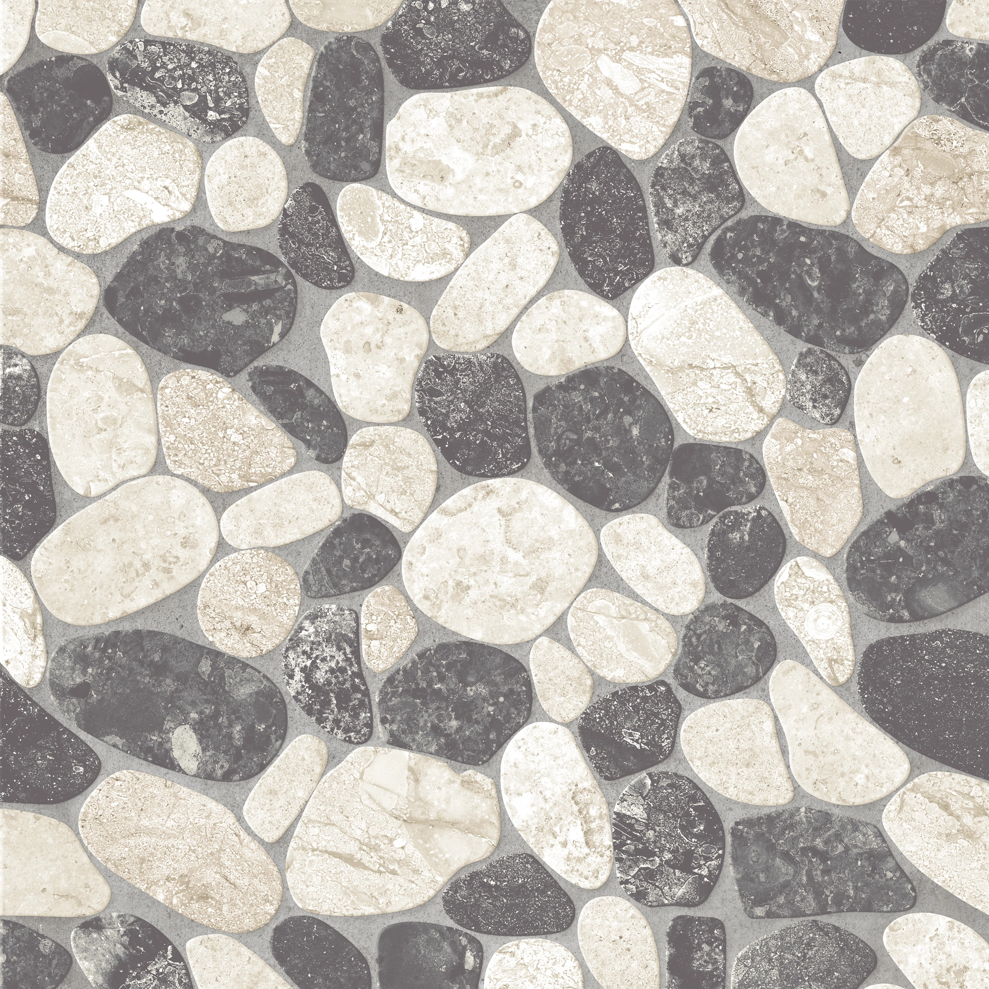 CERÁMICA PIEDRA RODANO BLACK, 46X46, colección Ecos de Cerámicos Gala
